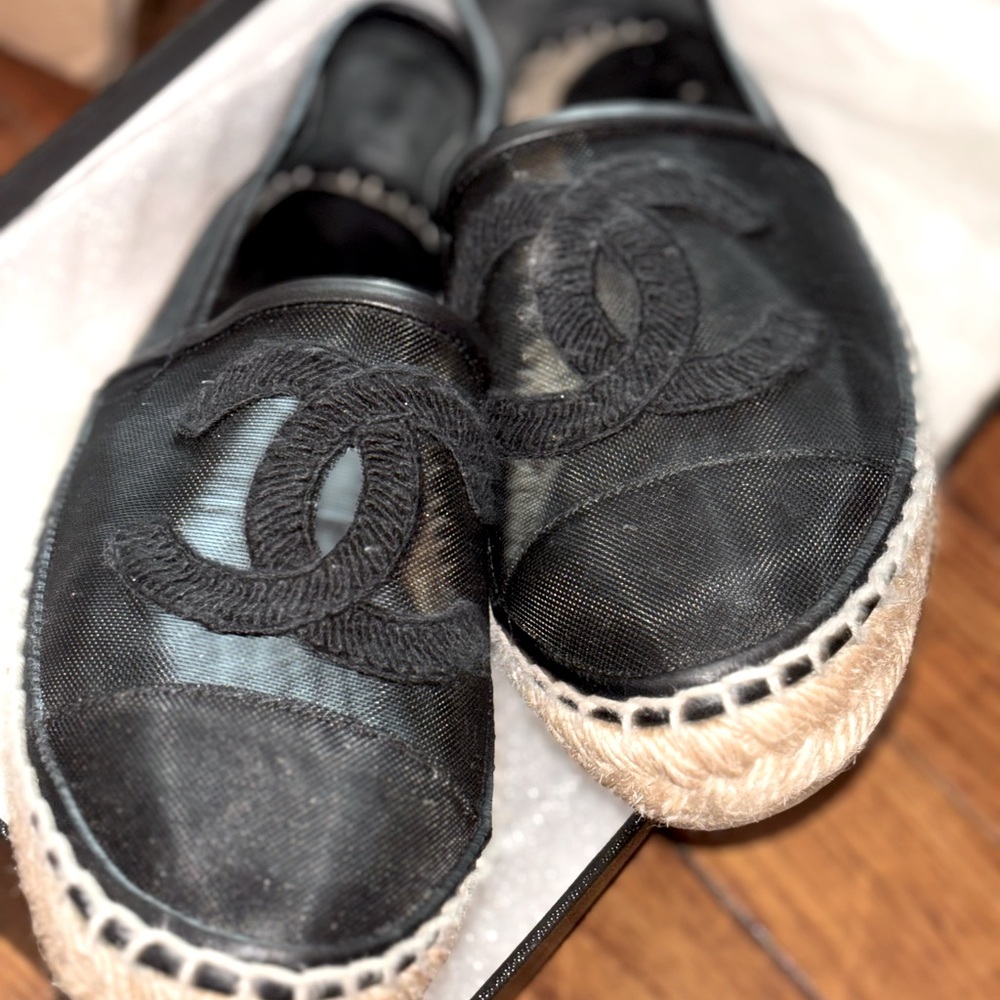 Chanel Mesh Espadrilles